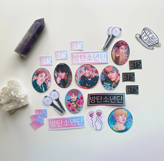 BTS Sticker Set for Journaling