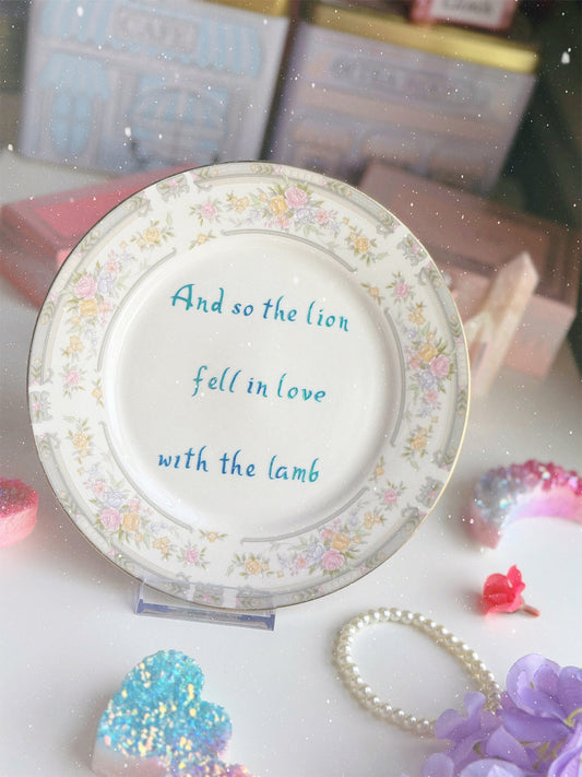 And So The Lion Fell In Love With The Lamb - Dirty Dishware